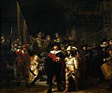 Rembrandt - rembrandt nightwatch painting painting